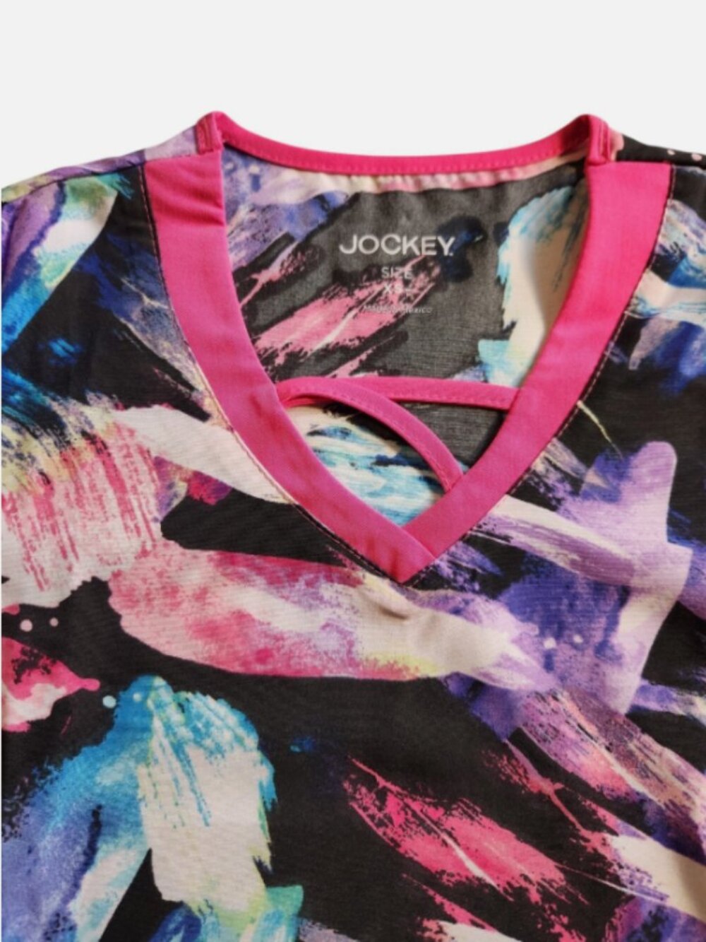 Jockey Performance Womens Scrub Top Size XS Velocity Moisture Wicking NWT Colors - Picture 3 of 11